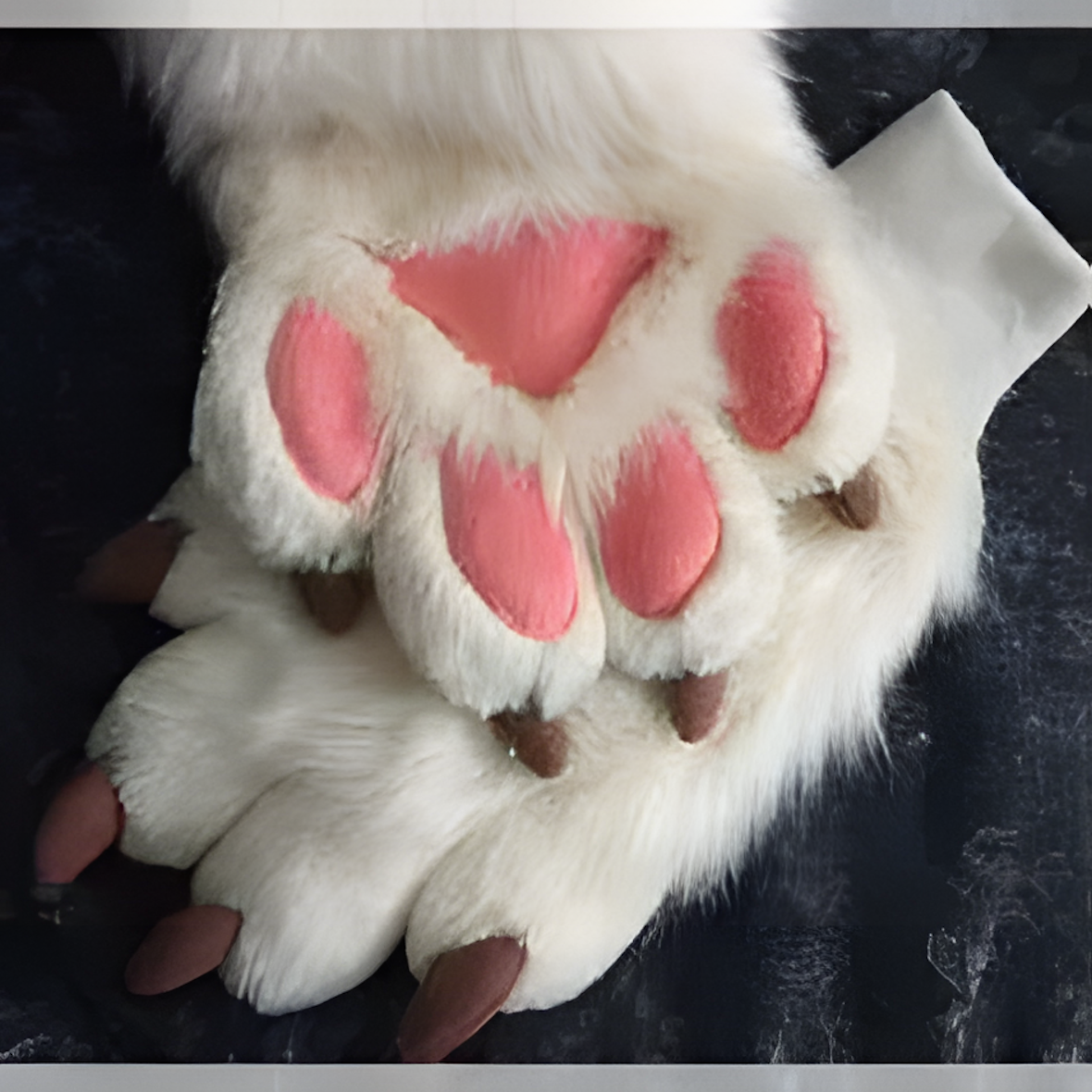 Fur coat paws to order